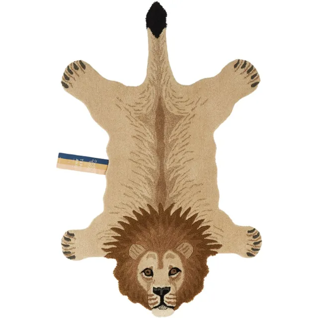Doing Goods Moody Lion Vloerkleed - Groot Bruin