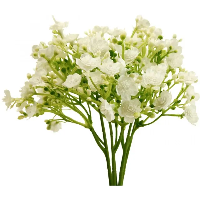 Viana Witte Gypsophila kunstmatig L30cm 12st