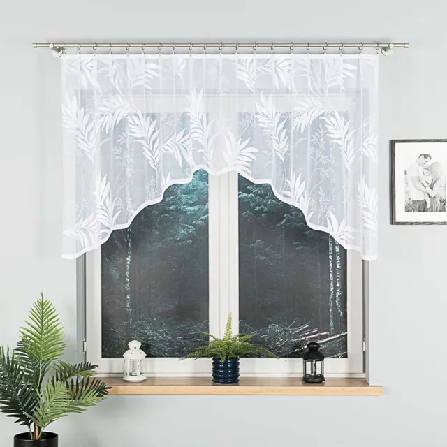 Markizeta KAJA Serie - Kant-en-klare Jacquard Gordijn - 250x100 cm - Wit