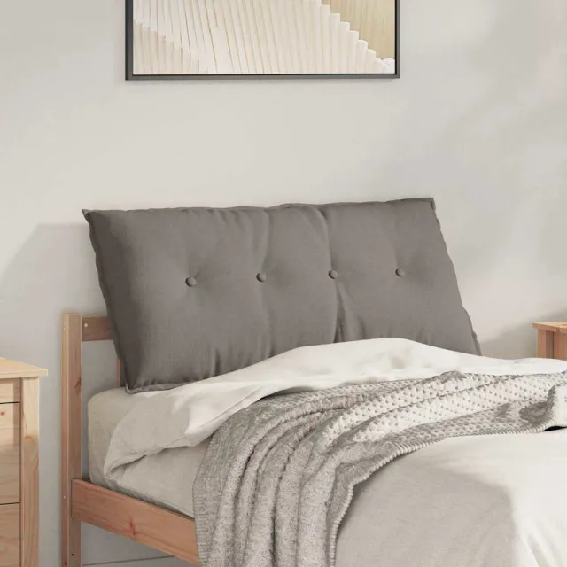 vidaXL Rugkussen Taupe 100 x 50 x 19 cm Stof