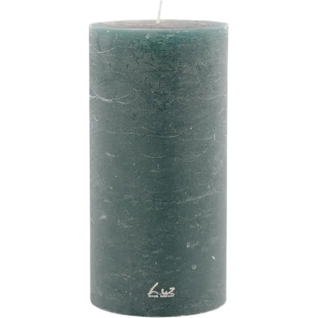 LUZ Rasteli Luz Your Senses Stomp Kaars Groen-Atlantic Deep D 10 cm H 20 cm