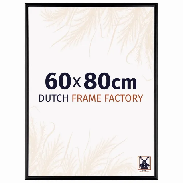 Dutch Frame Factory Fotolijst 60x80 cm - Aluminium - Zwart Mat - Kampen