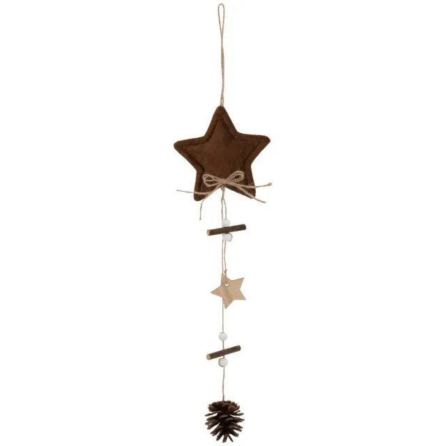 Atmosphera Créateur d'intérieur® SDN TEKST ETL VEL MARR 36CM Marron