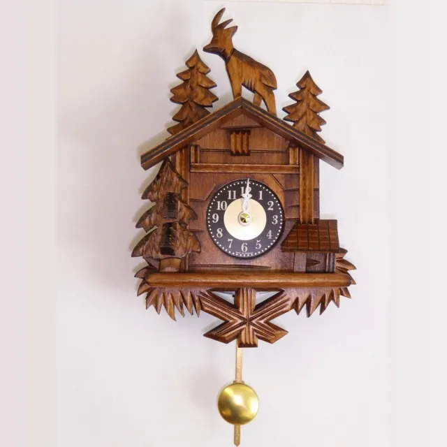 Engstler 137 QP - Wandklok met slinger - Quartz meerkleurig