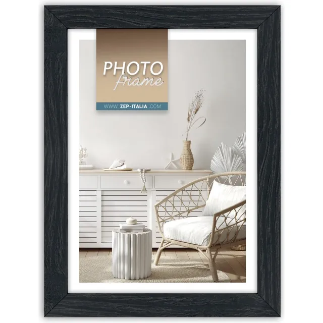 Zep Houten Fotolijst Vivan 1 Zwart voor foto formaat 20x30 - V33231