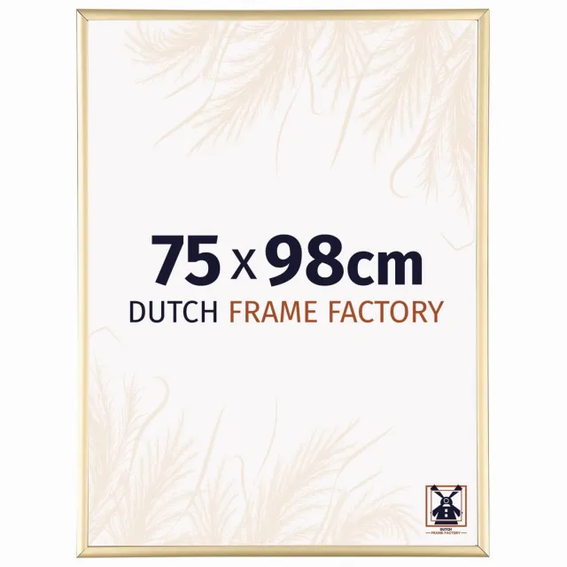 Dutch Frame Factory Fotolijst 75x98 cm - Aluminium - Goud - Kampen
