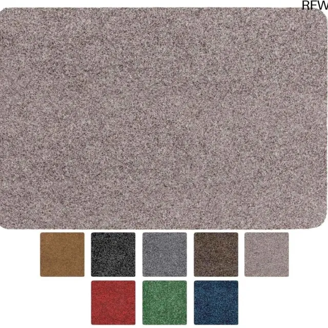 RFWR Vuilvangmat wasbaar, waterdicht en robuust voor voordeur en entree - 40 x 60 cm lichtbruin