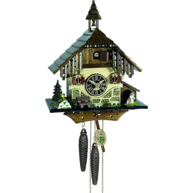 Trenkle 1518 - Chalet-Koekoeksklok - 1-daags ketting uurwerk - Kuckuck Classic bruin
