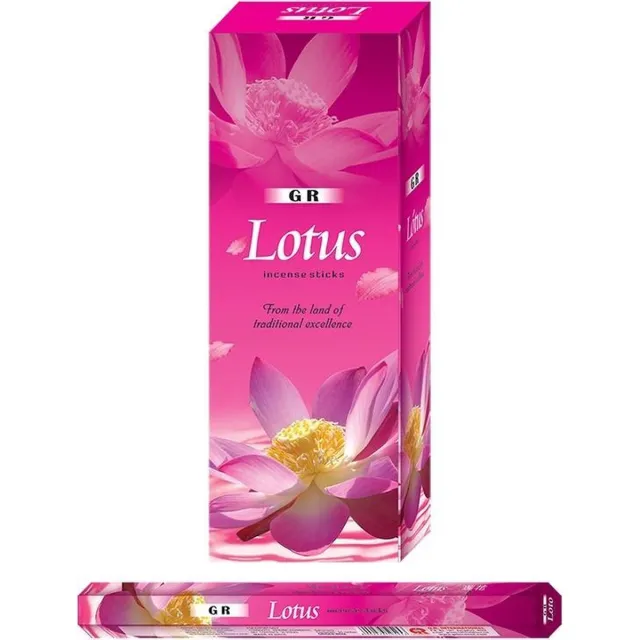 Yogi & Yogini naturals G.R. Wierook Lotus (6 pakjes met 20 gram) Bruin