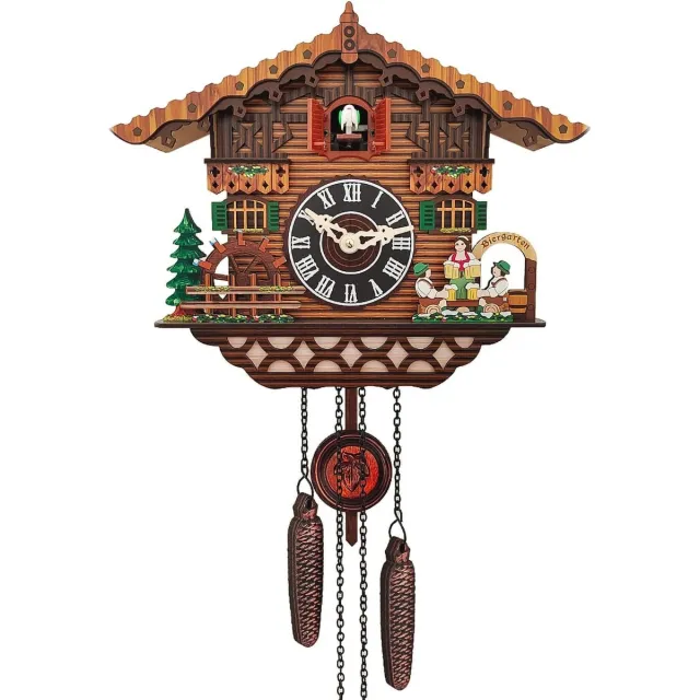 Lexium Store Lexium Koekoeksklok Modern - Minimalistische Koekoeksklok - Koekoek - Cuckoo Clock - Wandklok Hout
