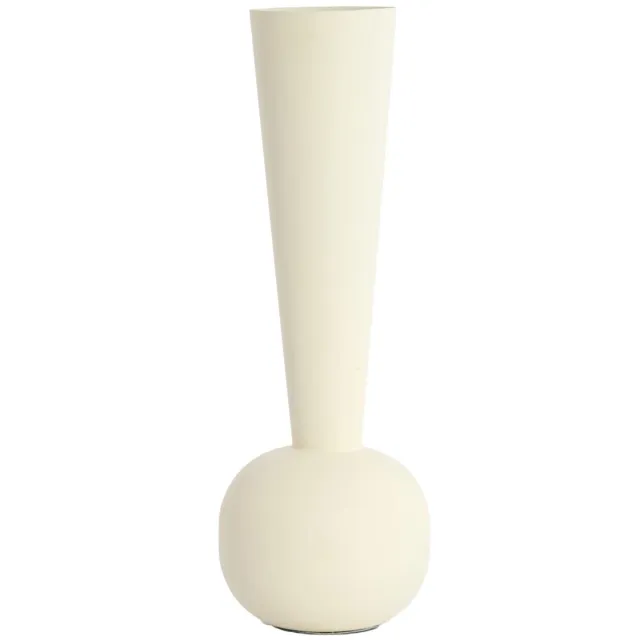 Light & Living Vaas deco Ø13x36 cm TODI mat crème wit