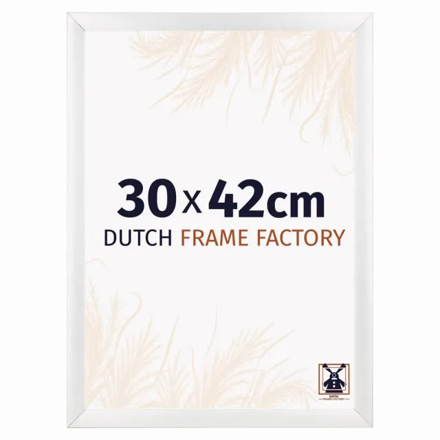 Dutch Frame Factory Fotolijst 30x42 cm - MDF - Wit Hoogglans - Praag