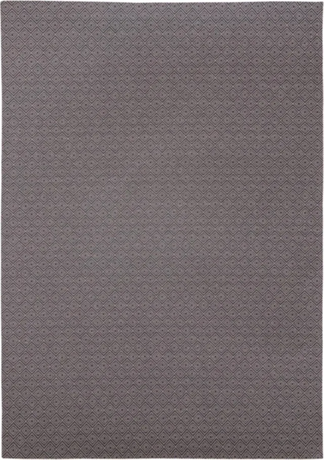 Wilton Rugs by Louis de Poortere Binnen vloerkleed -140 x 200 cm - Jackies Diamond 8606 Diamond laagpolig tapijt - Made In Belgium Zwart