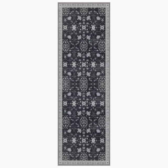 Ayyildiz Wasbaar vloerkleed Inka (zwart 1146) - 80x250 cm