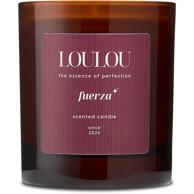 Loulou Fuerza Candle Wijnrood