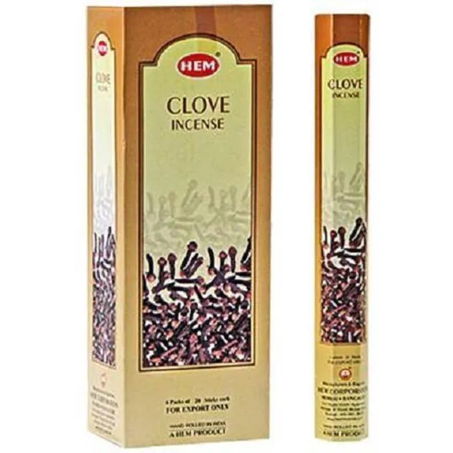 HEM Wierook - Clove - Slof (6 pakjes/120 stokjes) Multicolor