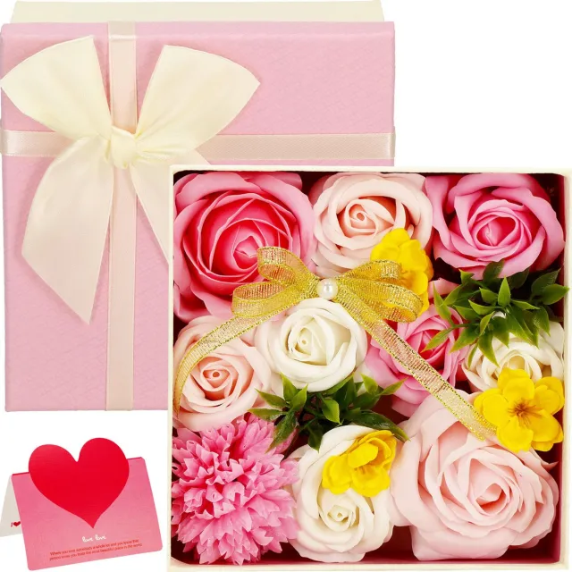 springos Eeuwige Roos - Geschenkdoos - Geschenkbloem - Liefde Roze