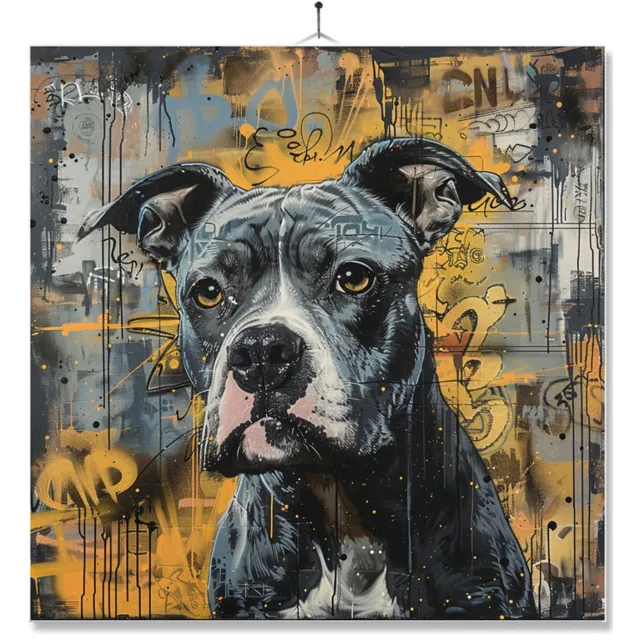MC Living Tegel Met Opdruk | Geschenk | Art | Kunst | Pitbull Ontwerp 3