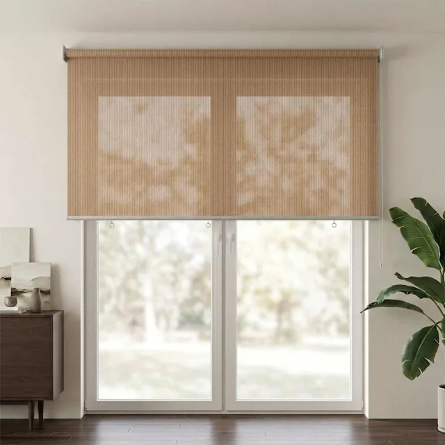 vidaXL Rolgordijn voor buiten 185(B)x230(H) cm beige