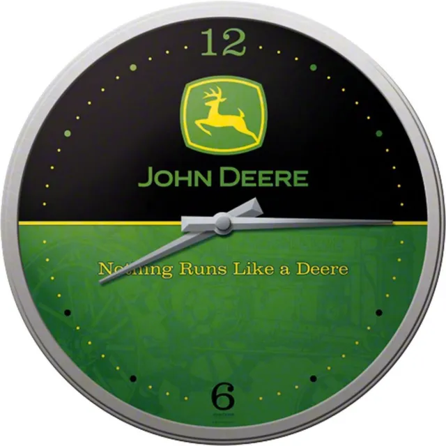 Nostalgic Art Merchandising Nostalgic Art Wandklok 30cm John Deere Zie Afbeelding
