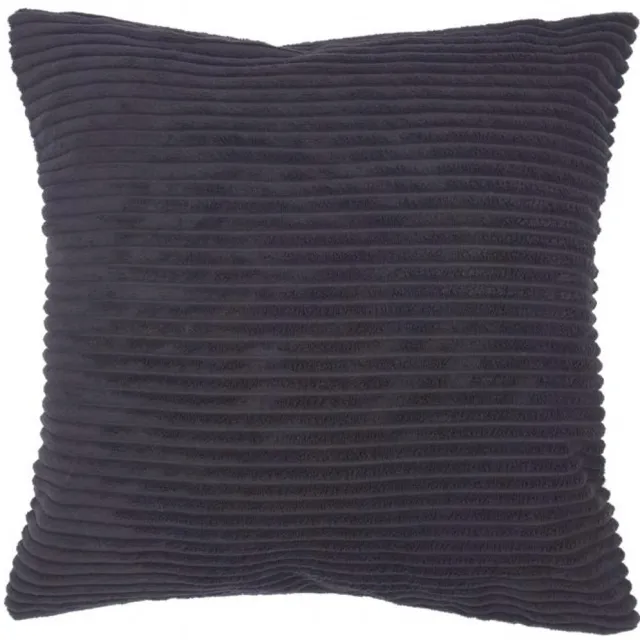 De Kussenkraam Corduroy kussenhoes zwart | Ribfluweel | 45 x 45 cm | 100% polyester | Exclusief binnenkussen