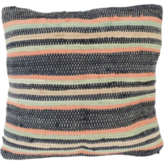 Imbarro Sierkussen 'Chindy' (Rose Blue, 45 x 45cm) Blauw