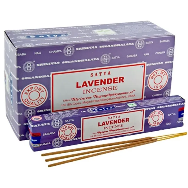Satya Kadzidło - Lavendelgeur - 15g - Nag Champa Multi