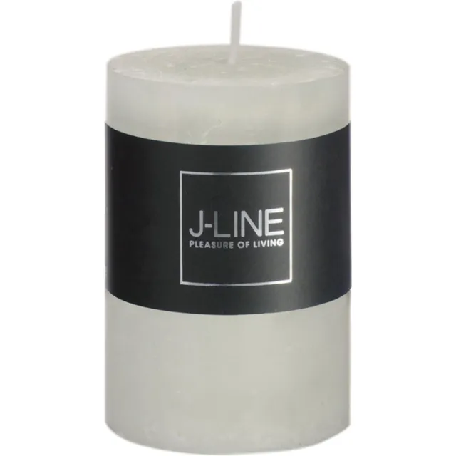 J-Line cilinderkaars - poedergroen - small - 6 stuks - 18U