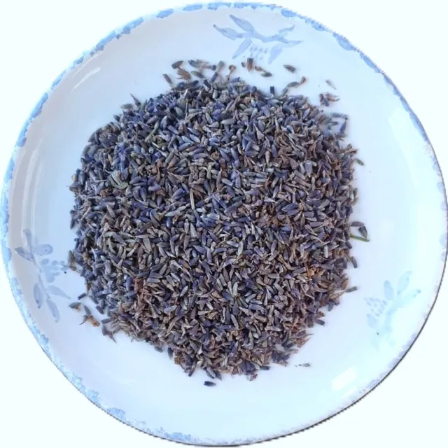 Bonheur de Provence Gedroogde lavendel - Biologische eetbare lavendel - 100 gram - geschikt voor consumptie paars