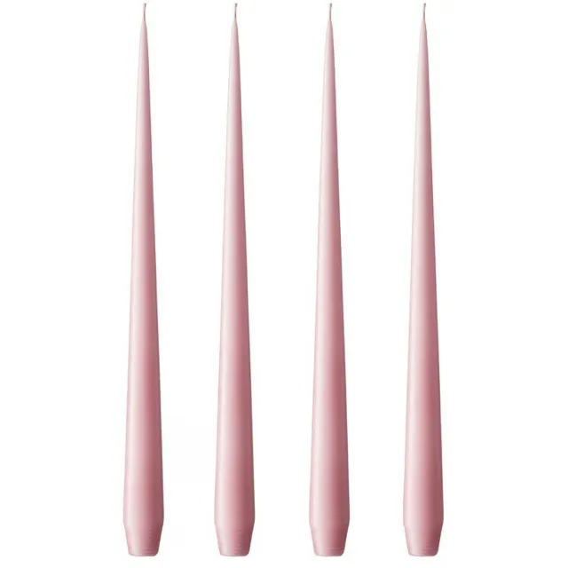 Ester & Erik Taper Candle 32CM Old Rose (4stuks)