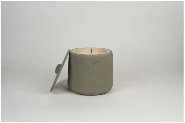 Mon Dada Corse XL outdoor kaars met deksel olive - neutraal Grijs