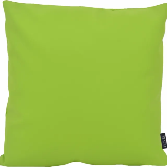 NOVÉE Jax Lime - Outdoor/Buiten Kussenhoes | 45 x 45 cm | Waterafstotend | PU Leder Limoen