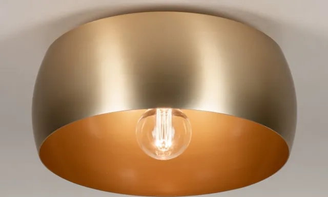 Lumidora Plafondlamp 74198 - Plafonniere - ZWEEDS - E27 - Goud - Messing (kleur) - Metaal - ⌀ 45 cm