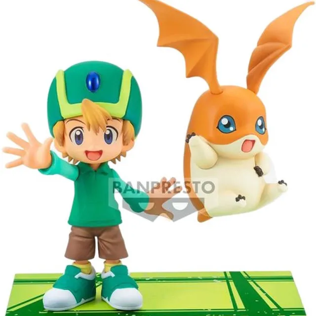 Banpresto Digimon Takeru & Patamon Figure DXF-Adventure Archives PVC Statue 15cm Multi