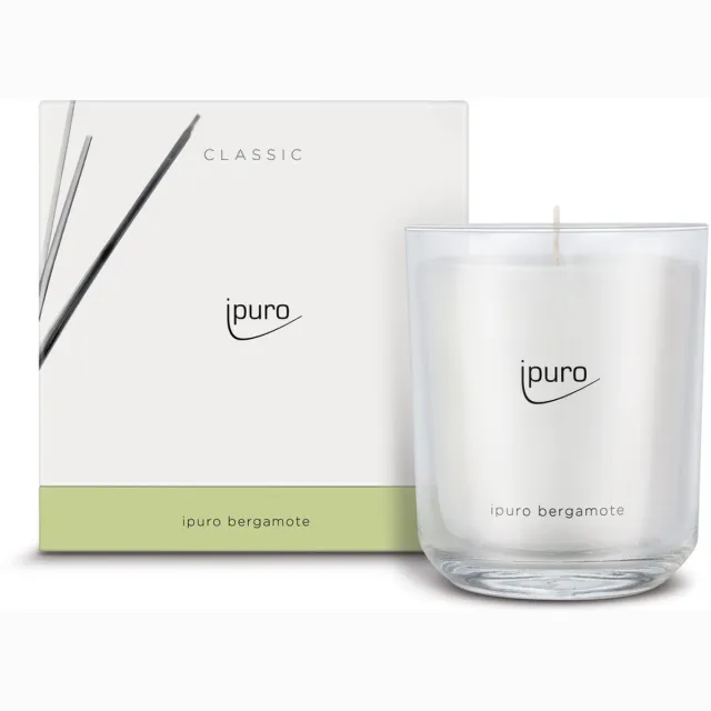 Ipuro Geurkaars Classic Bergamote Transparant