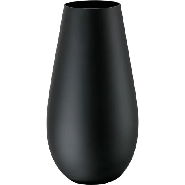 Inge Glas Inge Christmas goods Bloemenvaas New York - mat zwart - glas - 24 cm
