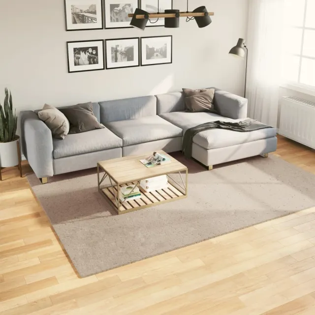vidaXL Vloerkleed HUARTE laagpolig zacht wasbaar 200x280cm zandkleurig, foto 2