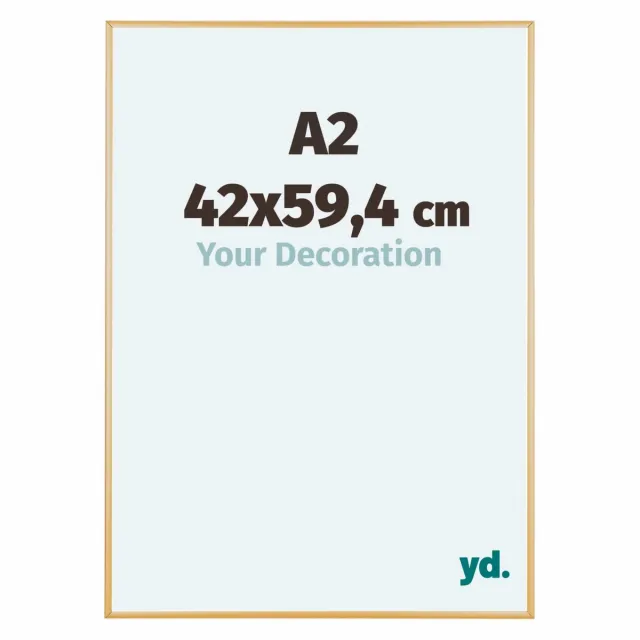 yd. Your Decoration - Fotolijst A2 42x59,4 cm - Aluminium - Goud Vintage - Kent