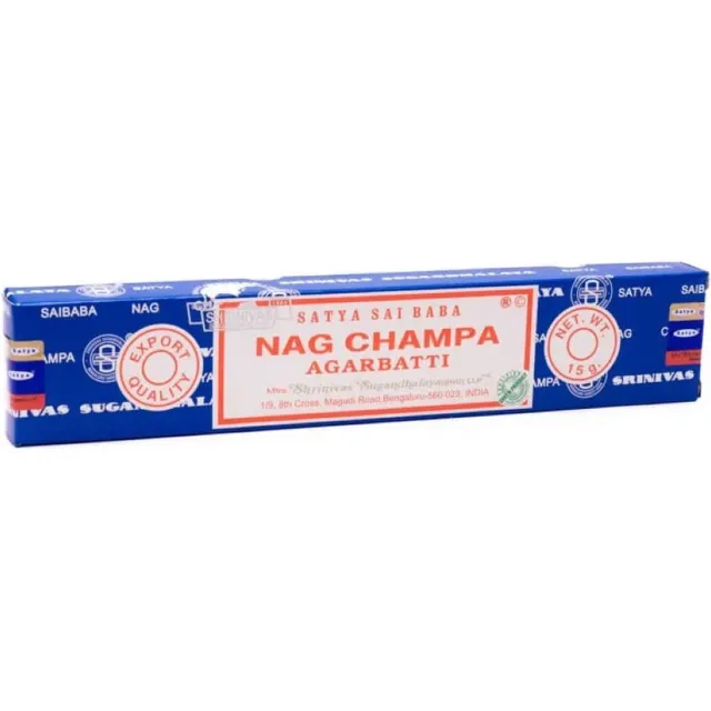 Satya Nag Champa Incense (3 pakjes) Blauw