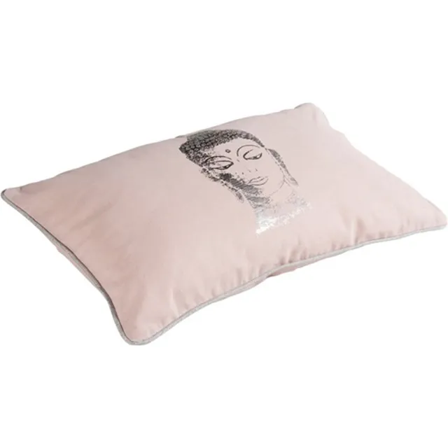 Linen & More Bombay Kussen Roze/silver | 30 X 50 | Sierkussen Voor Woonkamer Of Slaapkamer
