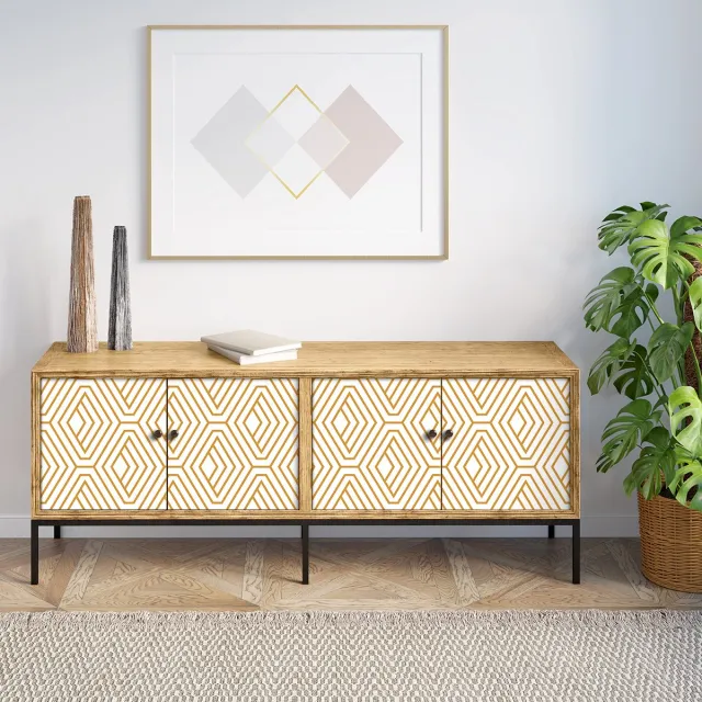 Ambiance Sticker Gregor Scandinavische meubelsticker, 60 x 90 cm Multi color