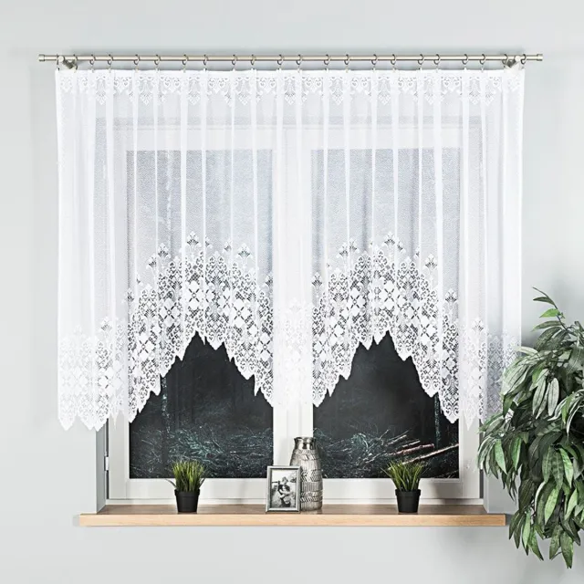 Markizeta NADIA - Jacquard Gordijn - 300x130 cm - Witte Kleur