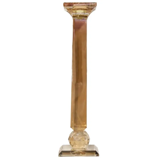 Colmore Kandelaar goud luster kristal glas 7x7x28