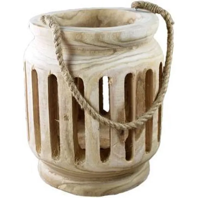 PH design Lantaarn hout PHAL16 WH26 van PH design - tuin en huisdecoratie - tuin lantaarn hout bruin