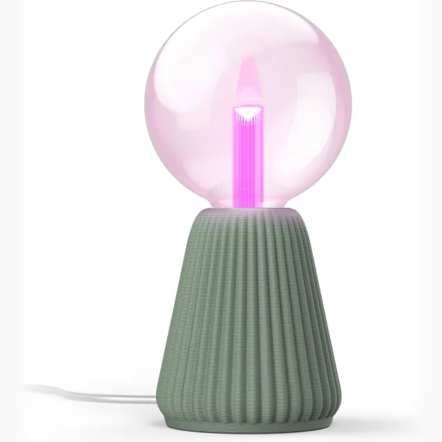 Philips Hue Lightguide 3D-geprinte Tafellamp (Saliegroen) - E27 - Wit en Gekleurd Licht - Incl. 1 Hue Lightguide G125 Lamp - Hue White and Color Ambiance