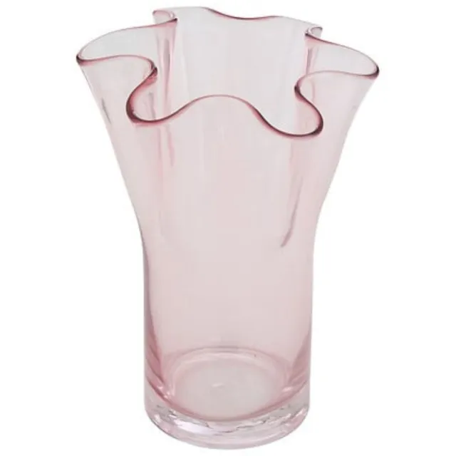 Atmosphera Glazen Vaas Rozenbloem - 23.5 cm Mondgeblazen - Waterdicht Verschillende kleuren