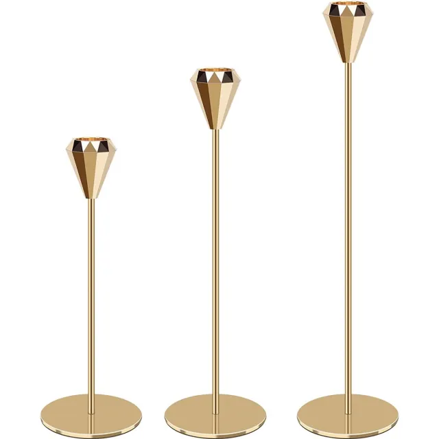 Boter Kandelaar – Kaarsenhouder – Candle holder Diamantgoud