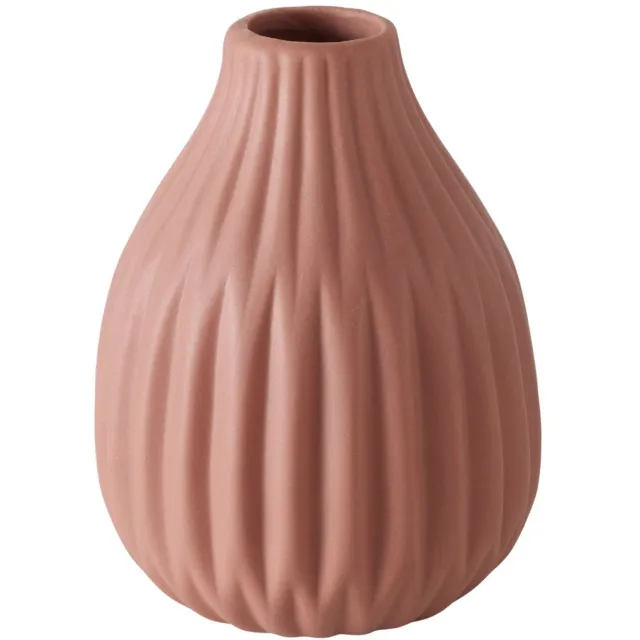 Boltze Home Keramische vaas ESKO, handgeschilderd, 13 cm Roze