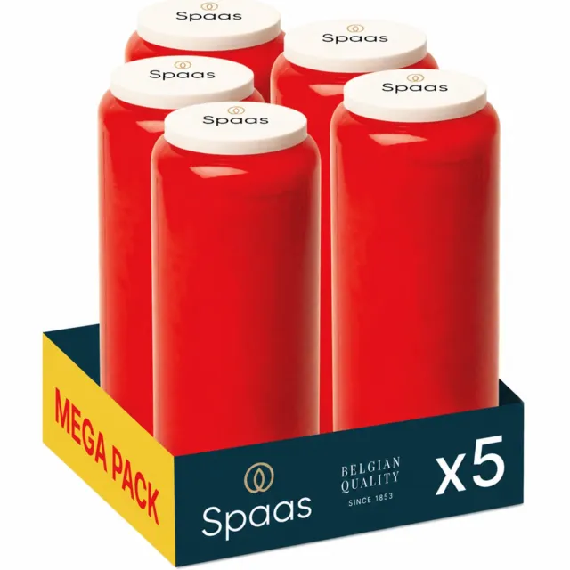Spaas Noveenkaars 9 Dagen Rood - 5 x 1 stuk - Voordeelverpakking