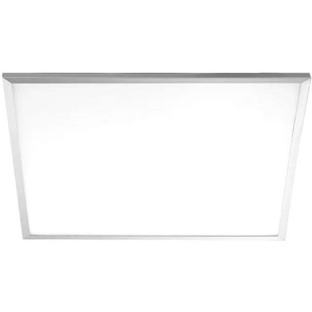 Paul Neuhaus Paneel plafondlamp Slaapkamer RGB LED paneel afstandsbediening, metaal zilver, 9.6W 768lm warm wit, LxBxH 30x30x5.5 cm